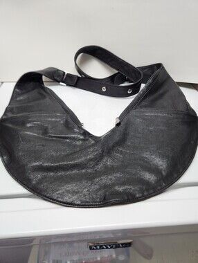 Soft Black Lambskin SASH BAG
